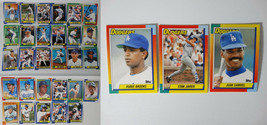 1990 Topps Los Angeles Dodgers Team Set of 32 Baseball Cards With Traded - £4.71 GBP