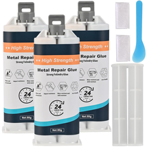 3 Pcs Liquid Metal Glue, Heavy Duty AB Super Glue for Welding Repair, Wa... - $361.21 MXN