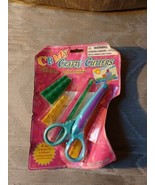 Crazy Crafty Cutters Scissors Set 4 Blades 2 Gel Pens Paper New Damaged ... - £7.78 GBP