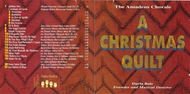 Amadeus Chorale - Christmas Quilt; Britten Ceremony of Carols &amp; more + BONUS CD! - £6.72 GBP