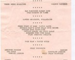 Scaroon Manor Resort Menus 1957 Schroon Lake New York Natalie Wood Gene ... - $31.68