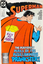 DC Comics SUPERMAN #16 1988 The Perfidious Perils of the Pusillanimous Prankster image 2