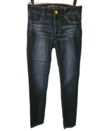 American Eagle Womens Jegging Jeans Size 2 Short Blue Cotton Blend Super... - $16.27 CAD