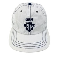 Polo Ralph Lauren USN Baseball Hat Vintage 2006 White Navy Blue Embroidered EUC - $93.95