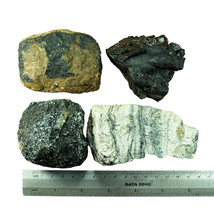 Cyprus Mineral Specimen Rock Lot of 4 - 807g - 28.4 oz Troodos Ophiolite 04213 - £39.41 GBP