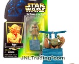 Year 1997 Star Wars Power of The Force Figure - YODA with Jedi Trainer B... - £27.88 GBP
