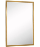 BRAND NEW Hamilton Hills 30x40 inch Gold Framed Mirror  - $191.58 CAD