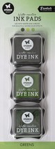 Studio Light Water-Reactive Ink Pads 3/Pkg-Nr. 13, Greens (Pack of 1) - $35.49