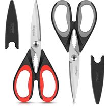 Stylish All-Purpose Kitchen Shears Set with Protective Sheath - 2 Color ... - $23.71