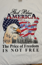 Vintage Y2K  The Price of Freedom is not Free XL USA Patriot Trump Tee - £18.28 GBP