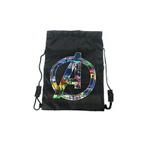 Marvel Trainer Bag Gym Tote, 44 cm, Black  - $25.00