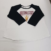 Arizona State University RN#13326 Men's White Raglan Cotton T-Shirt Size 2XL image 12