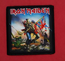 Iron Maiden Trooper  Iron On Sew On Woven Patch 3 1/4&quot;x 3 1/4 &quot; - $6.99