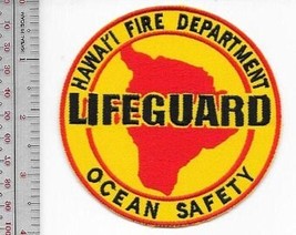 Vintage Surfing Hawaii Fire Department Lifeguard Ocean Safety Lifeguard Patch - £7.96 GBP