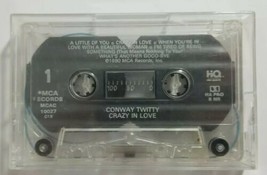 Conway Twitty Crazy In Love Audio Cassette Tape No Inlay 1990 MCA Records - £3.92 GBP