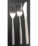 Lot of Three (3) Vintage United Airlines 2 Forks &amp; Knife Flatware ADCO S... - £7.49 GBP