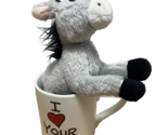 Our Name is Mud Love Your Ass Plush and Coffee Mug Set 2pc Set  Rare! OOP - $14.54