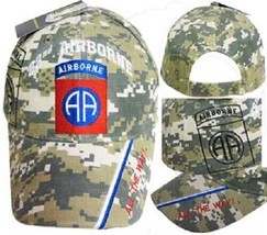 New Camo 82Nd Airborne Division Us Army Adjustable Hat All The Way Camou... - £15.74 GBP