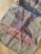 Vintage Burlap Sack - Minnesota Certified Seed 44 image 3