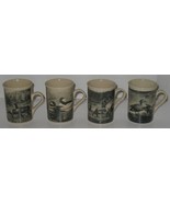 4 DesignPac Design Pac Field &amp; Stream Wildlife Ceramic Coffee Tea Cocoa ... - $39.39 CAD