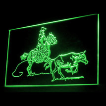 220016B Cowboys Cow Bull Rider Western Texas Horse Boots Coasters LED Light Sign - £17.57 GBP