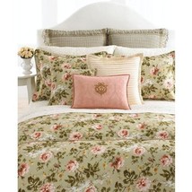 Ralph Lauren Yorkshire Rose Floral Pink Sage Full/Queen Comforter - £173.83 GBP