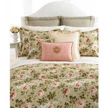 Ralph Lauren Yorkshire Rose Floral Pink Sage Full/Queen Comforter - £173.81 GBP