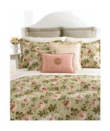 Ralph Lauren Yorkshire Rose Floral Pink Sage Full/Queen Comforter - $220.00