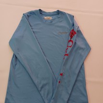 Columbia AB6928 Youth/Boy's Size M (10/12) Blue Long Sleeve Crewneck T-Shirt image 8