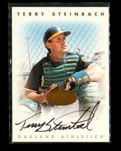 Terry Steinbach 1996 Leaf Signature Series Autograph Auto Bronze Athleti... - $9.89