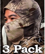 3 PACK Camouflage Men&#39;s Balaclava Face Ski Mask UV Wind Protection HIGHL... - $391.25 MXN