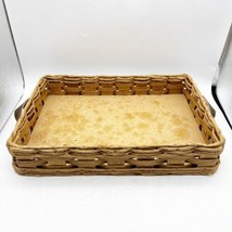 Pyrex 233 Woven Wicker Cork Bottom Travel Serving Tray For Casserole Dish - £19.61 GBP