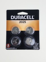 4 pk Duracell CR2025 3V Lithium Coin Battery, New Expires &#39;29 - £7.89 GBP