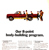 1970 Chevrolet Fleetside Pickup Advertisement Vintage Automobilia Truck ... - €21,47 EUR