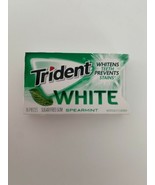 Trident White Spearmint Sugar Free Gum WHITENS TEETH See Below - $11.76
