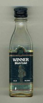 Winner Black Label Old Blend Miniature Bottle Spain Empty - £11.89 GBP