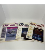 Atari Explorer Magazine Lot of 3 1985 Printer Graphics 130ST 800XL - $718.36 MXN