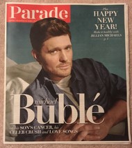 Parade Magazine December 30 2018 Michael Buble Son&#39;s Cancer, Jillian Mic... - $6.95