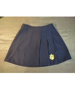 HALLOWEEN COSPLAY SEXY CHEER CHEERLEADER SKIRT BLUE GOLD UNIFORM COSTUME... - £30.25 GBP