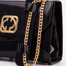 The Rosalinda Black Leather Handbag image 3