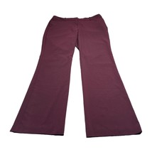 Worthington Industries Dress Pants Women&#39;s 12 Maroon Modern Fit Mid-Rise... - $20.31