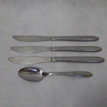 Superior Vibrant International Silver Dinner Knife Teaspoon Stainless 4 Pieces - £6.35 GBP