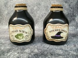 Black Growler Potion Bottles Witches Brew Apothecary Jug Dark Magic Curs... - €17,17 EUR