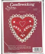 Needle Magic Candlewicking Kit #375 Dutch Heart NEW Red - £9.72 GBP