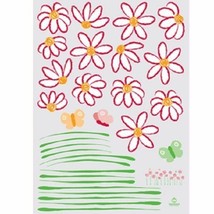 Wall Deco Sticker FLOWER 3 114-KR0023 - M - £6.82 GBP+