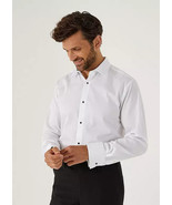 Skopes Luxury White Long Sleeved Tailored Fit Dress Shirt  Collar 16.5&quot;(... - £26.36 GBP