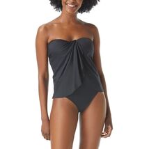 Vince Camuto Women's L Standard Draped Bandini Top Swimsuit - $29.69