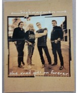 HIGHWAYMEN - THE ROAD GOES ON FOREVER CONCERT TOUR PROGRAM BOOK MINT CON... - $30.00