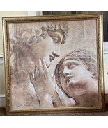 Richard Franklin &quot;To Go Beyond&quot; Neo-Classical Embellished Fine Art Print... - $222.75