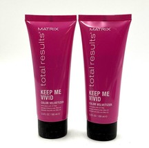 Matrix Total Results Keep Me Vivid Color Velvetizer Shine Glaze 3.4 oz-2 Pack - £29.33 GBP